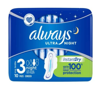 Liners Always Ultra Day/Night N3 Long Plus 9 Pads.