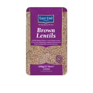 Brown Lentils East End 500 g.