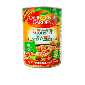 Fava Beans Saudi Recipe Can California Garden 380 g. /Halal/Ready to Eat