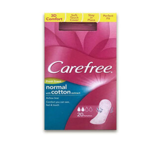 Pantyliners Cotton Feel Normal Unscented Carefree 20 pcs.