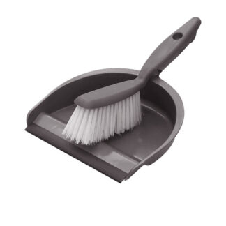 Small Dustpan/Brush Set Grey Dosco (1 pcs.)