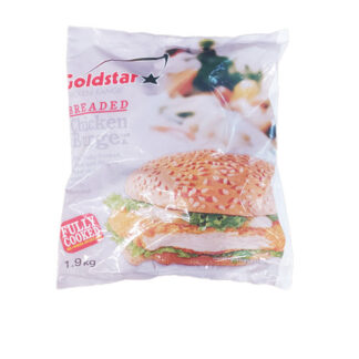 Chicken Burgers Goldstar 1.9 kg. Frozen/Halal