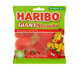 Gummy Sweets Haribo Giant Strawbs 160 g