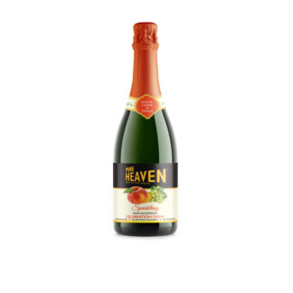 Champagne White Grape/Peach Sparkling Heaven Non-Alcoholic 100% 750 ml.