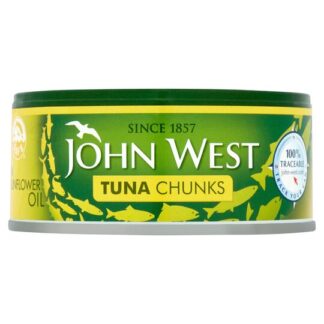Tuna Chunks In Sunflower Oil John West 145 g