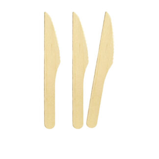 Wooden Knife 165 mm. (100 pcs.)