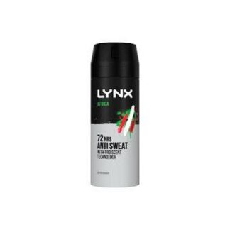 Anti-perspirant Deodorant Lynx Africa Anti Sweat 150 ml.