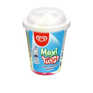 Ice Cream Strawberry/Lime Maxi Twist 180 ml.