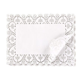 Paper Lace Rectangular 10"x14.5" 10pcs
