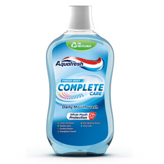 Daily Mouthwash Fresh Mint Aquafresh 500 g.