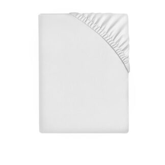 Fitted Sheet Double White 135x190x26