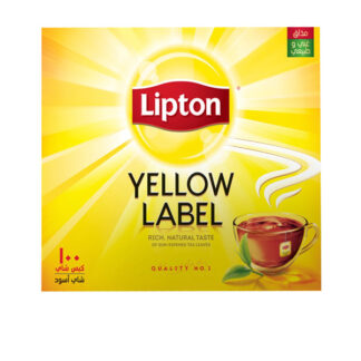 Yellow Tea Lipton 100 bags. 150 g.