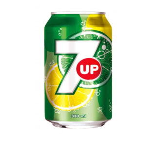 Drink 7up 330 ml. “Including 0.15c Return Deposits”