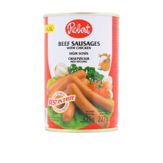Beef Coctail Sausages Can Robert 425 g. /Halal