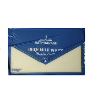 Irish Mild White Cheddar Cheese 400 g.