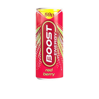 Energy Drink Red Berry Boost 250 ml. “Including 0.15c Return Deposits”