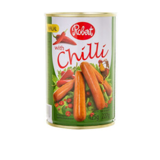 Chicken Sausages With Chilli Can Robert 425 g. /Halal