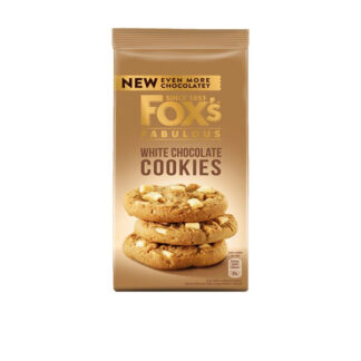 Biscuit Cookies White Chocolate Fox’s 180 g.