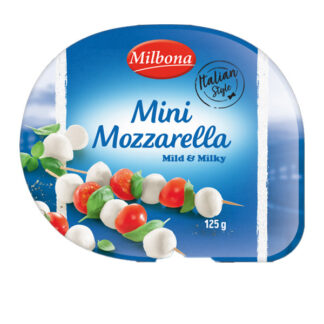Mini Mozzarella Mild/Milky Milbona 125 g.