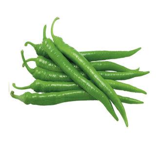 Fresh Green Chillies Peppers Bag 50 g.
