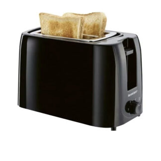 2- Slice Textured Toaster Black Color 1 pcs.