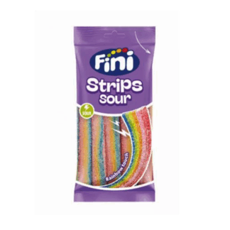 Rainbow Shocks Strips Sour Fini 80 g.