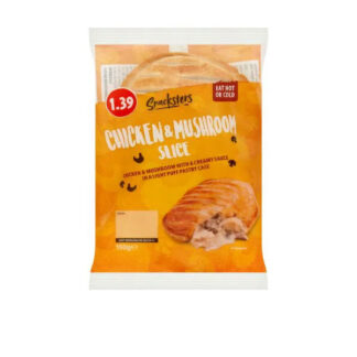 Chicken/Mushroom Slice Snacksters 150 g. Ready to Eat
