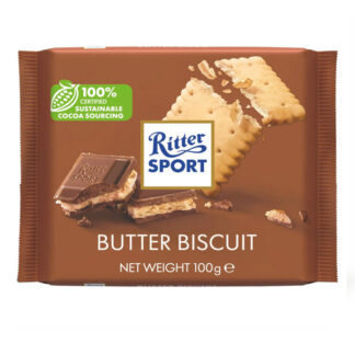 Chocolate Bar Butter Biscuit Ritter Sport 100 g.