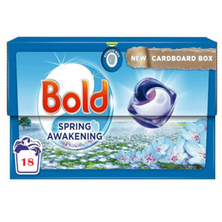 Washing Capsules All In 1 Pods Spring 18W Bold 349.2 g.