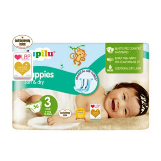 Newborn Nappies Ultra Dry N3 Lupilu 56 pcs.