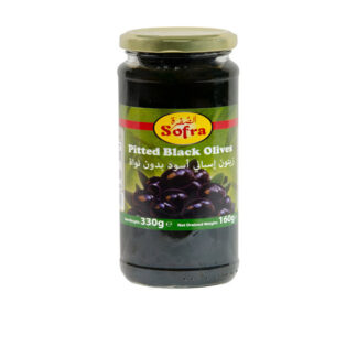Pitted Black Olives Sofra 330 g.
