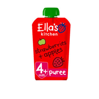 Organic Babby Puree Strawberries/Apples Ella's Kitchen 120 g.