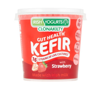 Natural Kefir 0% with Strawberry Fat Irish Yogurts 350 g.
