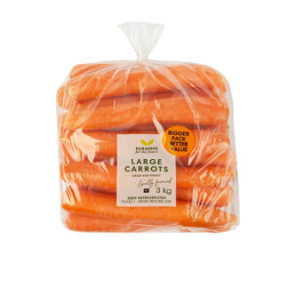 Large Carrots Bag 1 kg.