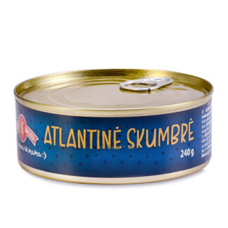 Atlantic Mackerel In Tomato Sauce Mamos Konservai 240 g.