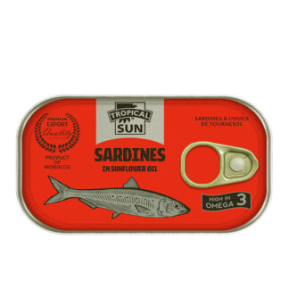 Sardines In Sunflower Oil Tropical Sun 125 g.