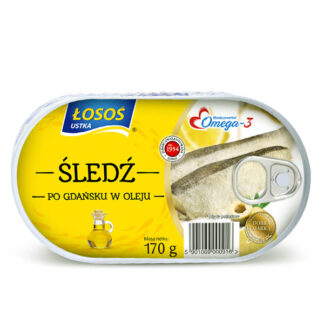 Herring In Sunflower Oil Losos Ustka 170 g.