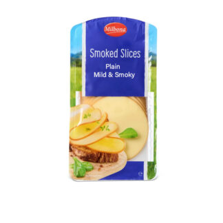 Smoked Cheese Slices Plain Mild/Smokey Milbona 200 g.