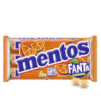 Chewy Oranges Fanta Orange Mentos 3 Rolls