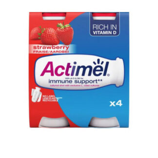 Drinking Yogurt Actimel Strawberry 4x100 g.