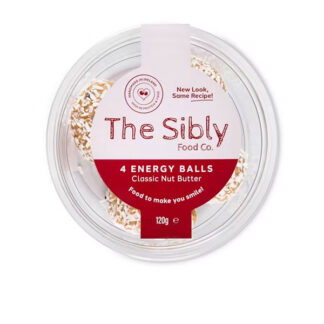4 Energy Balls Calassic Nut Butter The Sibly 120 g.