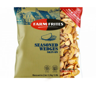Seasoned Wedges Skin On Farm Frites 2.5 kg./Frozen