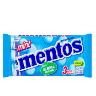 Chewy Mint Mentos 3 Rolls