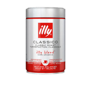 Ground Coffee Classico 100% Arabica Illy 250 g.