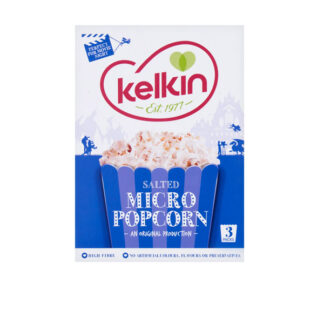 Microwave Salted Popcorn Kelkin 3x90 g.