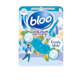 Toilet Block Colour Active+ Frosty Slide Bloo 50 g.
